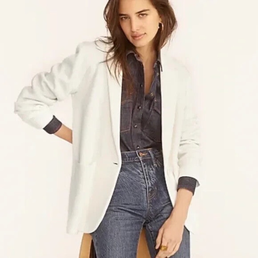 J. Crew Cecile Relaxed Sweater Blazer NWT